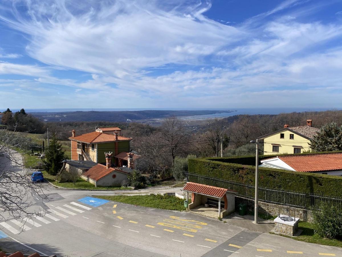 Sea View Istrian Countryside Apartment - Rota Dragonja Bagian luar foto