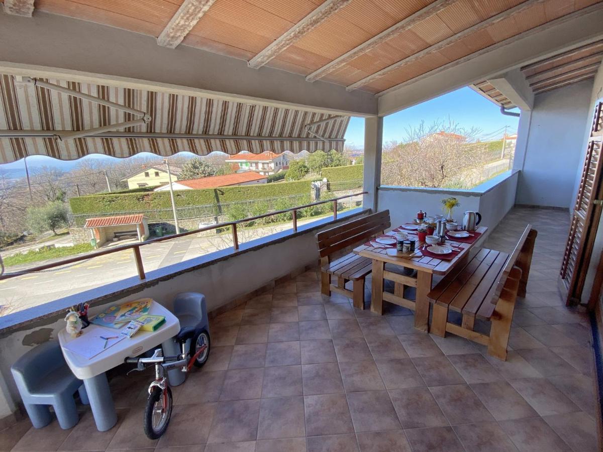 Sea View Istrian Countryside Apartment - Rota Dragonja Bagian luar foto